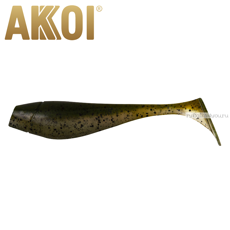 Мягкая приманка Akkoi Original Puffy 4,5'' 115 мм / 11 гр / упаковка 4 шт / цвет: OR18