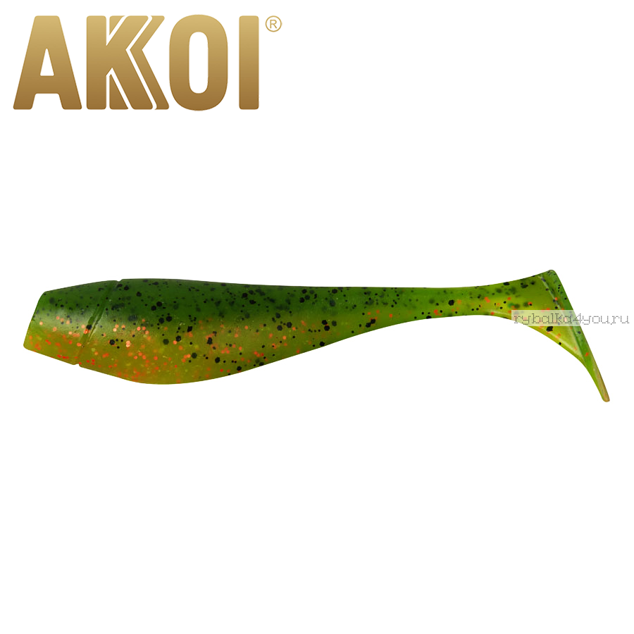 Мягкая приманка Akkoi Original Puffy 4,5'' 115 мм / 11 гр / упаковка 4 шт / цвет: OR20