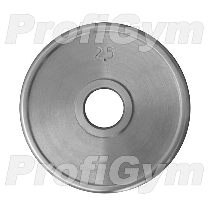 Диск хромированный «ProfiGym» 2,5 кг посадочный диаметр 26 мм