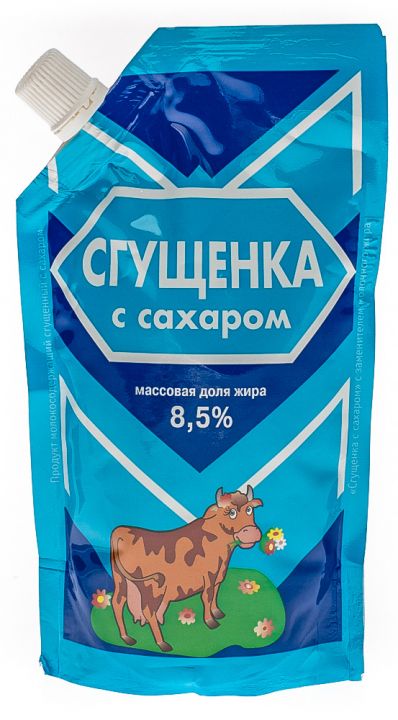Продукт молокосодержащий с ЗМЖ сгущенный с сахаром 8.5% д/п 270г Назарово