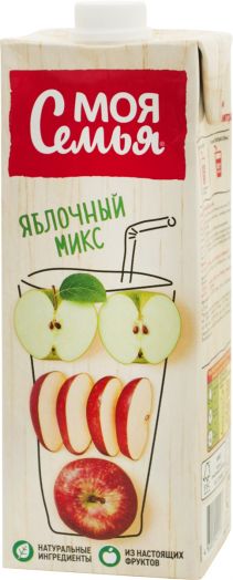 Напиток Моя Семья 0,95л Яблочный микс