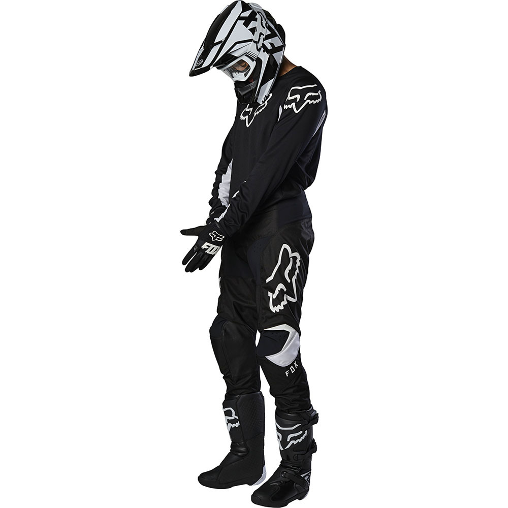 Fox - 2020 180 Prix Black/White комплект джерси и штаны, черно-белый