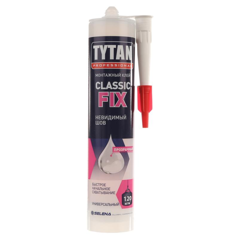 Tytan Professional клей монтажный Classic Fix прозрачный 310 мл