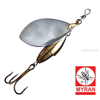 Блесна вертушка Myran Akka 5гр / цвет: Silver 6461-01