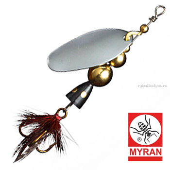 Блесна вертушка Myran Mira 10гр / цвет: Silver 6474-01