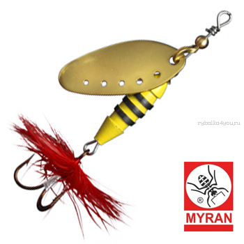 Блесна вертушка Myran Sting 12гр / цвет: Guld 6512-02