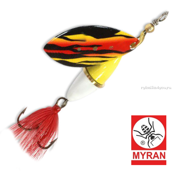 Блесна вертушка Myran Wipp 10 гр / цвет: Flame 6843-254