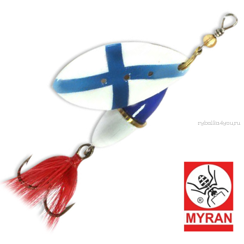Блесна вертушка Myran Wipp 7 гр / цвет: Finland 6842-500