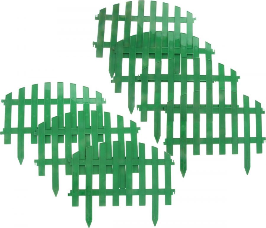 Заборчик "Декоративный" зеленый 3м