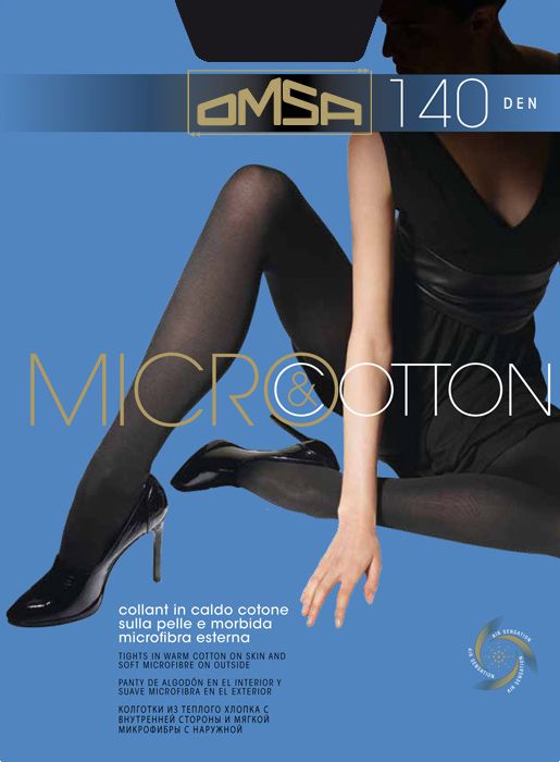 колготки OMSA Micro&Cotton 140