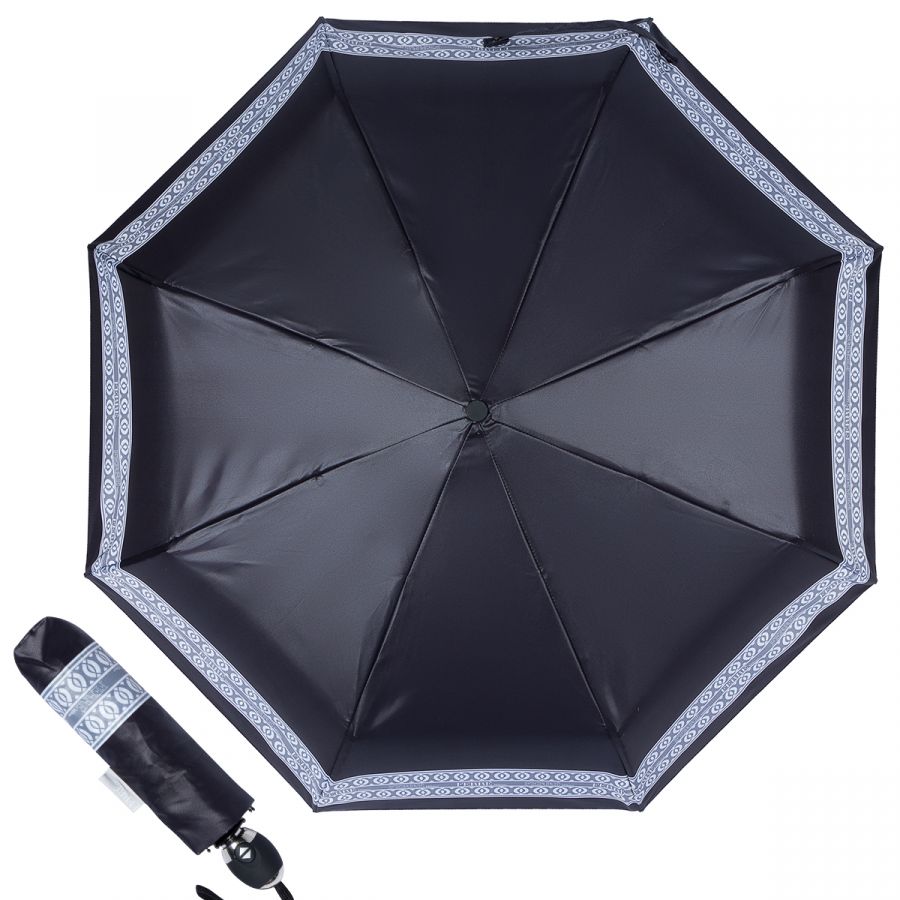 Зонт складной Ferre 6014-OC Line Dentel Black