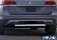 Защита заднего бампера d57 Volkswagen Teramont 2018-