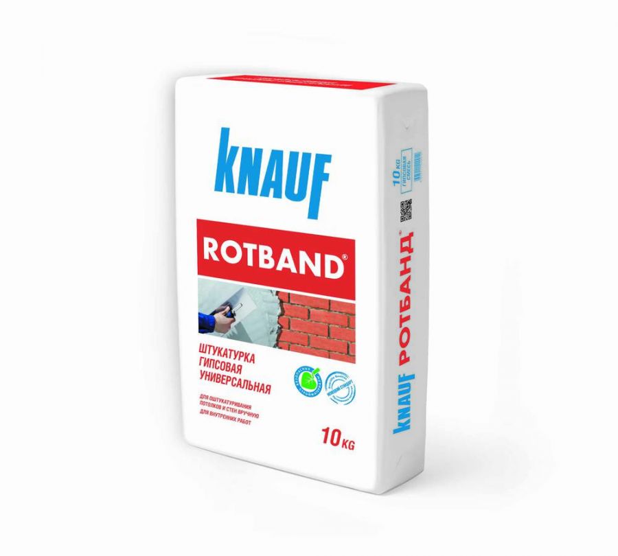 Штукатурка Knauf (Кнауф) гипсовая универсальная Ротбанд (серая) 10кг