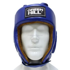 Боксерский шлем Green Hill Five Star одобренный AIBA HGF-4012 Синий