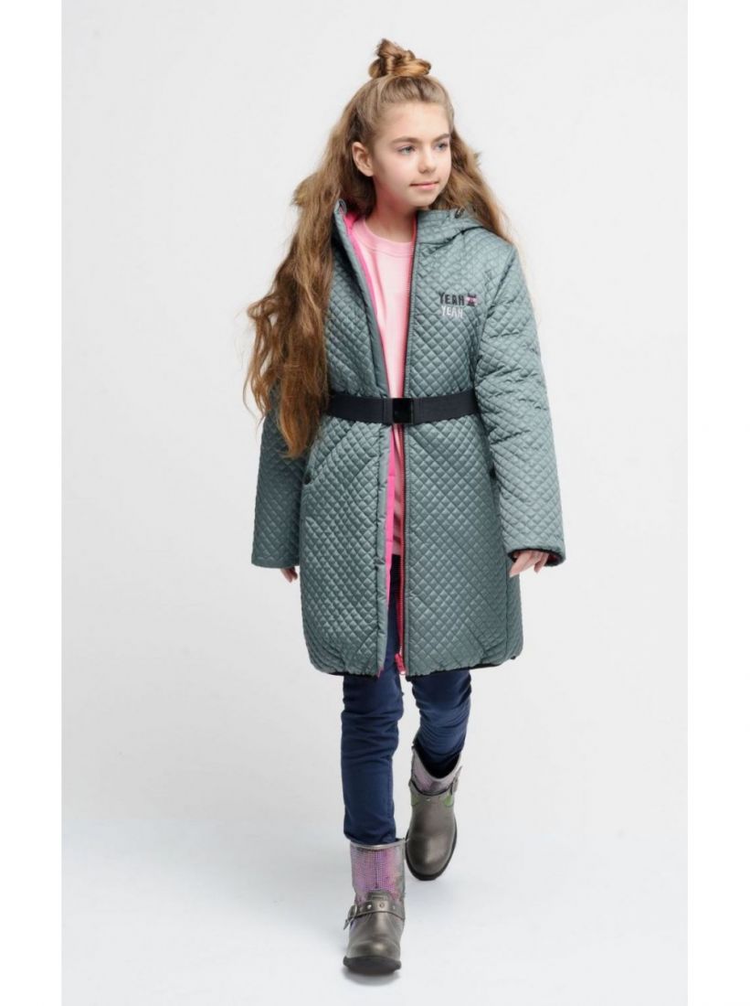 Двухстороннее пальто для девочки 14 лет