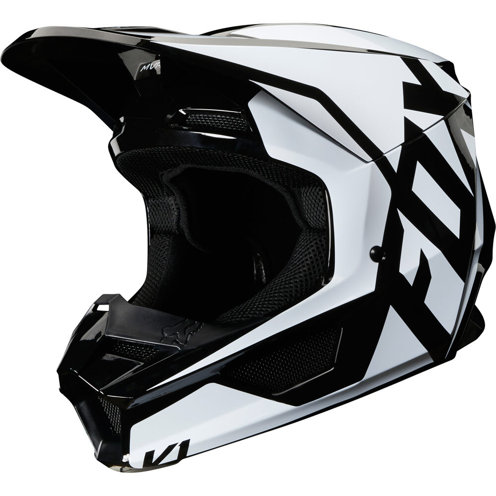 Fox V1 Prix Black шлем, черный