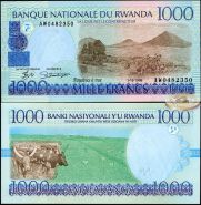 Руанда - 1000 Франков 1998 UNC
