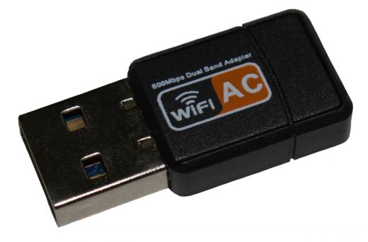 Адаптер WiFi Wireless USB Adapter Dual Band 2.4GHz+5GHz 600Mbps 802.11 n/g/b/ac