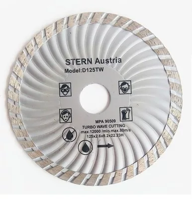 Алмазный диск Тн/Гл. 125 мм 22,23 ST172