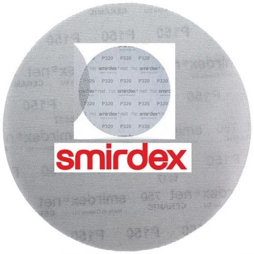 Абразивный круг сетка SMIRDEX Net P80 225 мм Velcro Discs 750