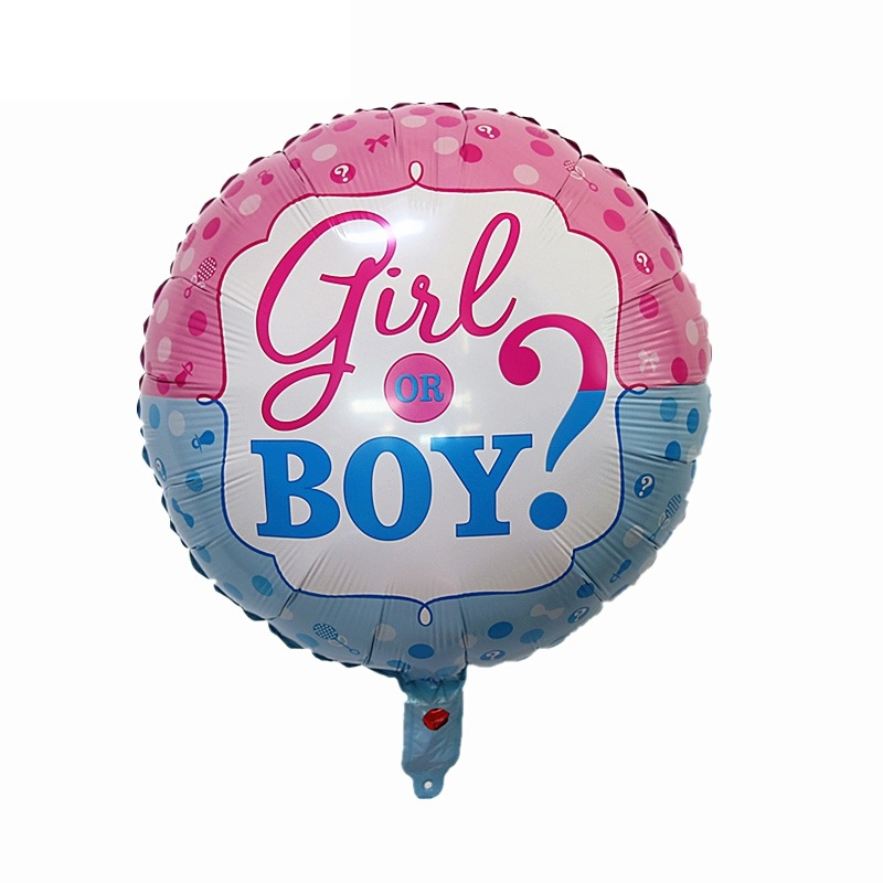 Мальчик или Девочка (Girl or Boy) пол ребенка гендер пати фольгированный шар с гелием