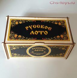Настольная игра Русское Лото деревянное
