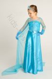 Платье принцессы Эльзы "Холодное Сердце" до пола  с длинным шлейфом *Elegant*