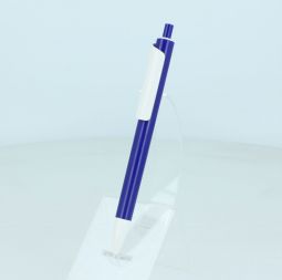 синие ручки с логотипом