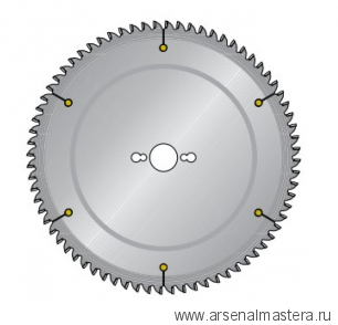 Пильный диск  для алюминия 250x30x3.2/2.6x80 MSAN DIMAR 90202706
