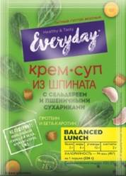 EVERYDAY Крем-суп шпинат, сельдерей, сухарики 26 г