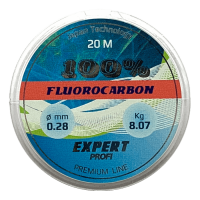 Леска 0,17 мм 20 м флюорокарбон Expert Profi Fluorocarbon 100%