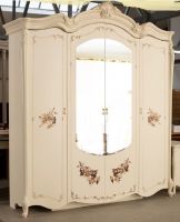 Шкаф 4-х дверный с зеркалами Альба Диа Мебель (219х66х237)