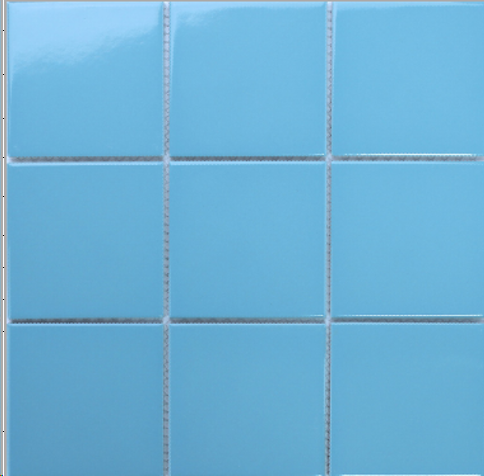 Керамическая мозаика AquaViva C3477 глянцевая голубая