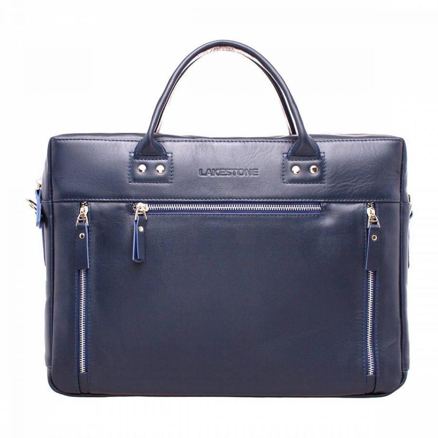 Деловая сумка Lakestone Barossa Dark Blue 923081B/DB