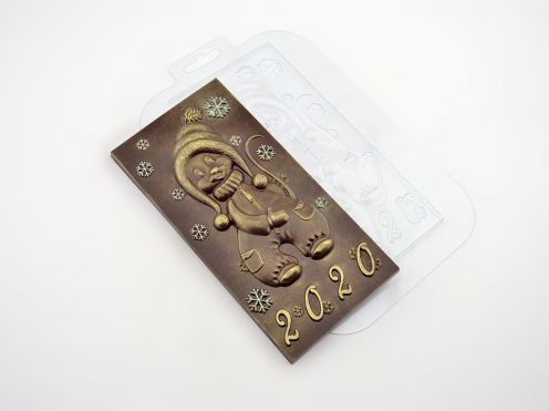 Форма пластиковая для  шоколада " Мышь-2020"