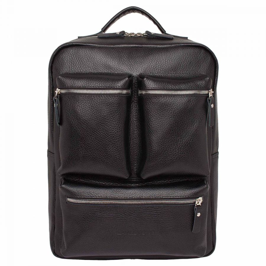 Кожаный рюкзак Lakestone Norley Black 918306/BL
