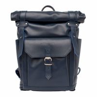 Кожаный рюкзак Lakestone Eliot Dark Blue 918308/DB