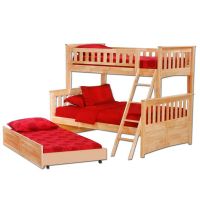 Кровать двухъярусная Мода-3 (Кровать трехъярусная с выкатным спальным местом)