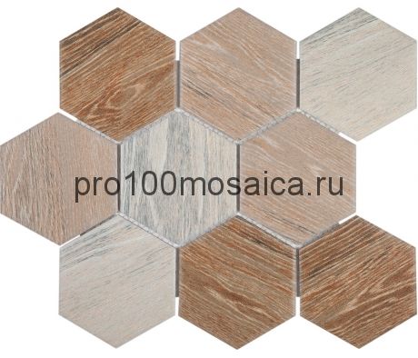KHG95-Wood. Мозаика серия СОТЫ, размер, мм: 295,5*256*6 (IMAGINE.LAB)
