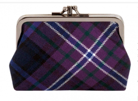 Шотландский кошелёк (клатч) тартан "Шотландия навсегда" SCOTLAND FOREVER MODERN TARTAN DOUBLE MEDIUM PURSE