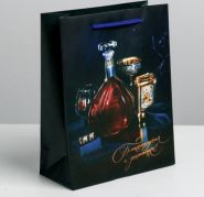 Пакет подарочный «Благополучия и достатка», ML 23 × 27 × 8 см