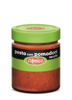 Песто из вяленых томатов 130 г , Pesto di pomodori secchi D'Amico 130 gr.