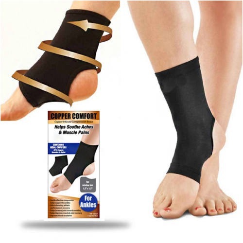 Повязка Эластичная На Голеностоп Copper Comfort