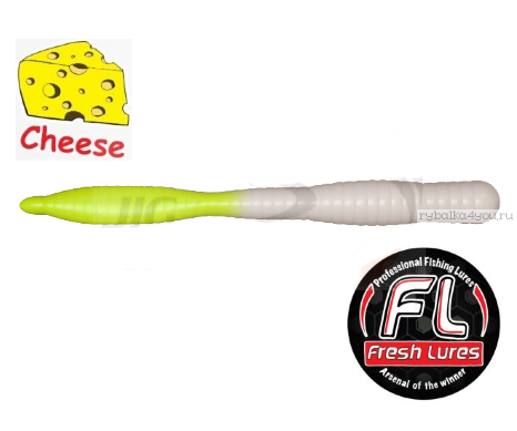Мягкие приманки Fresh Lures Flat Worm 3,1'' 77 мм / 1,16 гр / упаковка 7шт / цвет: 221  / сыр