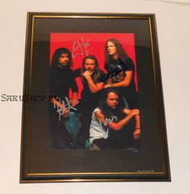 Автографы: Metallica. Д.Хэтфилд, Л.Ульрих, К.Хэмметт, Д.Ньюстед. Редкость!