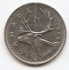 25 центов Канада 1975 (регулярный выпуск)