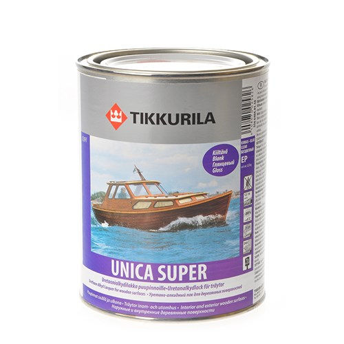 Лак "TIKKURILA" Уника Супер глянцевый - 2,7л