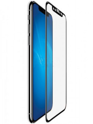 Защитное стекло противоударное PALMEXX для iPhone X/XS 99D чёрное