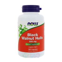 Black Walnut Hulls - Черный орех 500 мг. 100 капс.