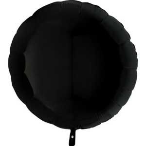 Набор шаров "Круг черный" (5 шт, 46 см)